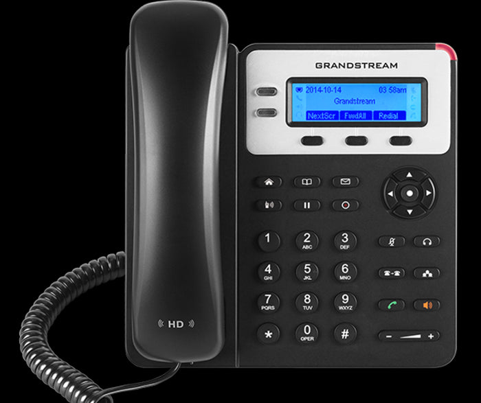 Grandstream GXP1625 2 Line IP Phone, 2 SIP Accounts, 132x48 Backlit Graphical LCD Display, HD Audio, Powerable Via PoE Grandstream GXP1625 2 Line IP Phone, 2 SIP Accounts, 132x48 Backlit Graphical LCD Display, HD Audio, Powerable Via PoE